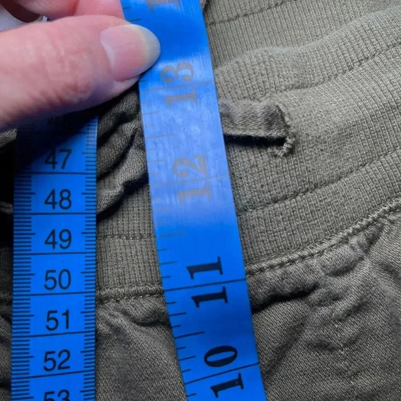 Gap Women's Large Green Jogger Pants Ribbed Waist‎ Cargo Style Pockets - Picture 9 of 14